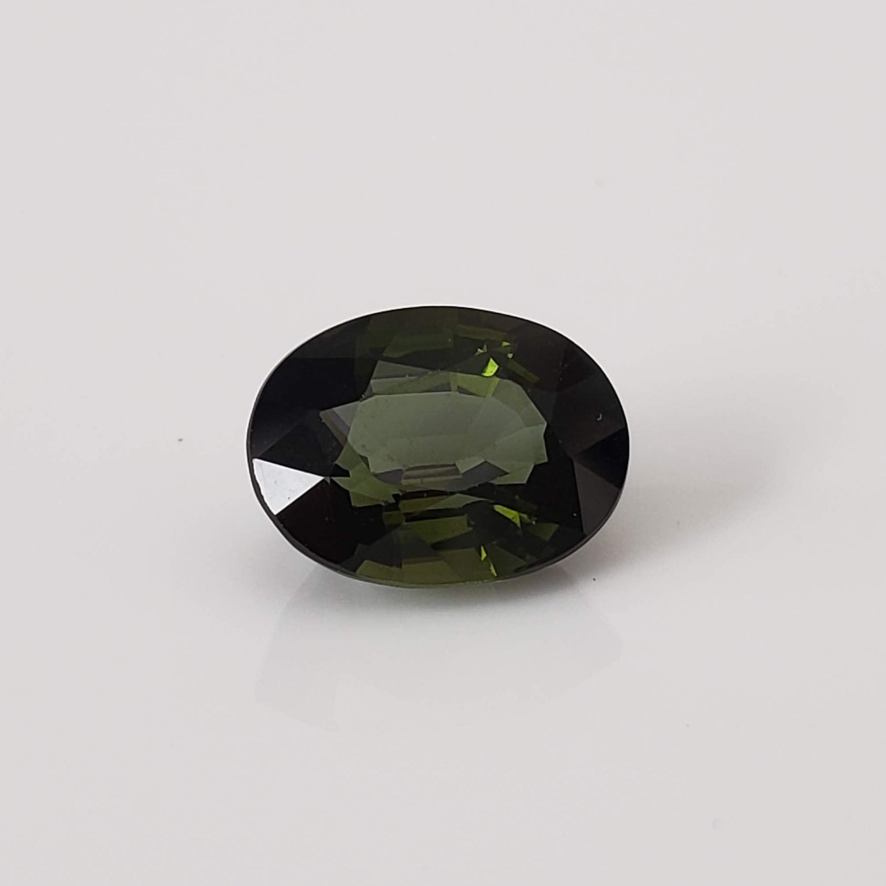  Tourmaline | Oval Cut | Forest Green | 11x8.5mm 3.85ct 3