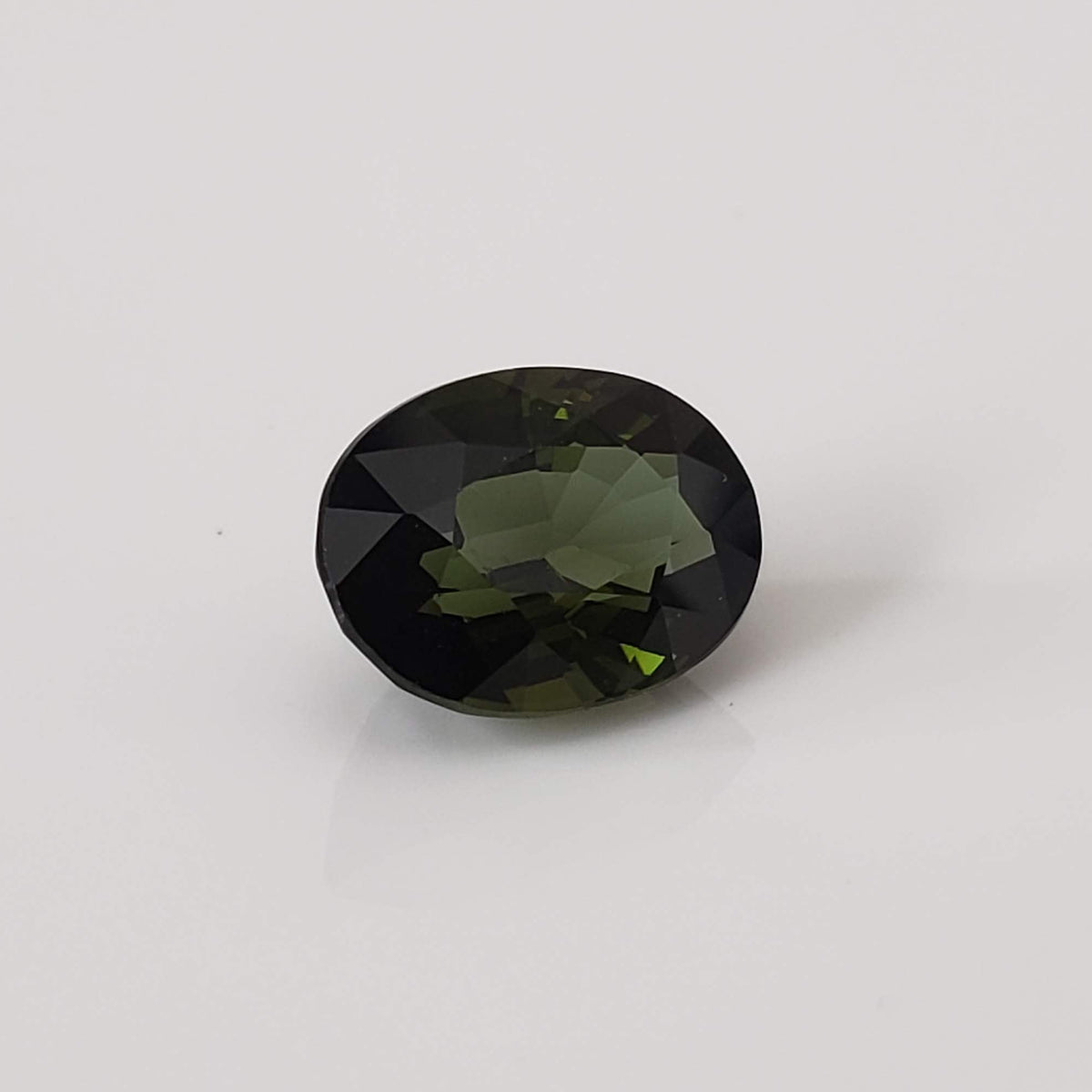 Tourmaline | Oval Cut | Forest Green | 11x8.5mm 3.85ct 4