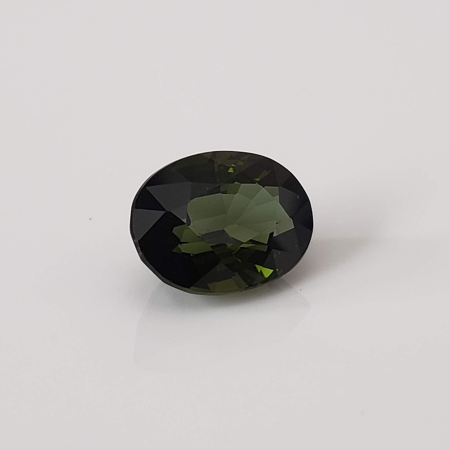  Tourmaline | Oval Cut | Forest Green | 11x8.5mm 3.85ct 4
