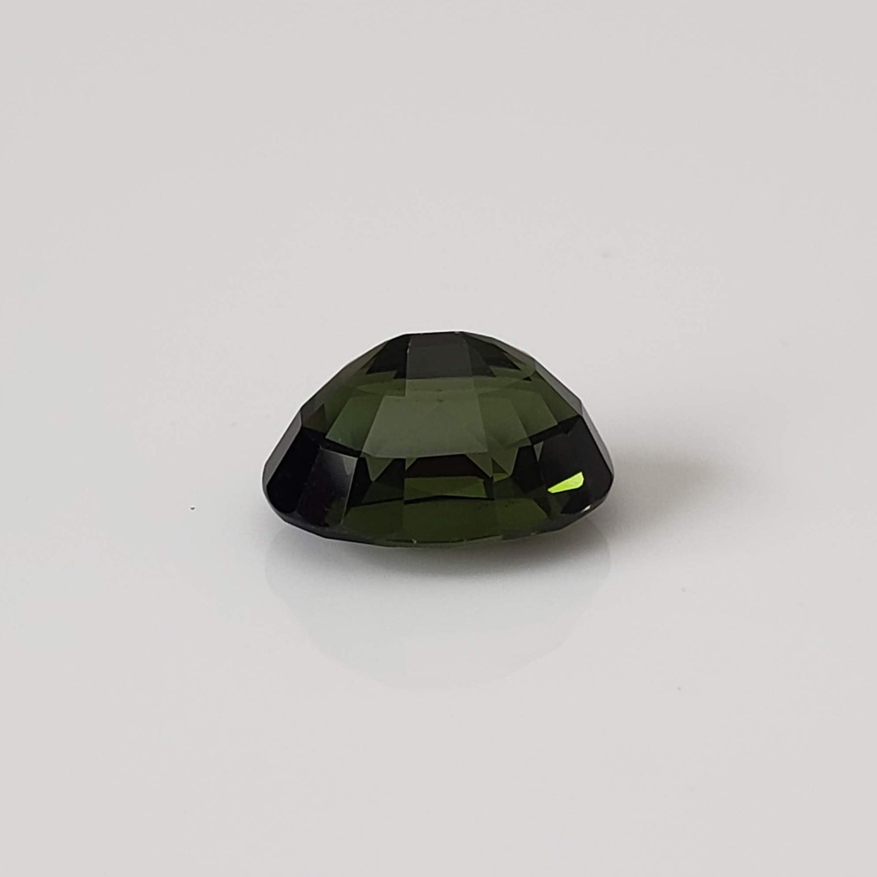  Tourmaline | Oval Cut | Forest Green | 11x8.5mm 3.85ct 6