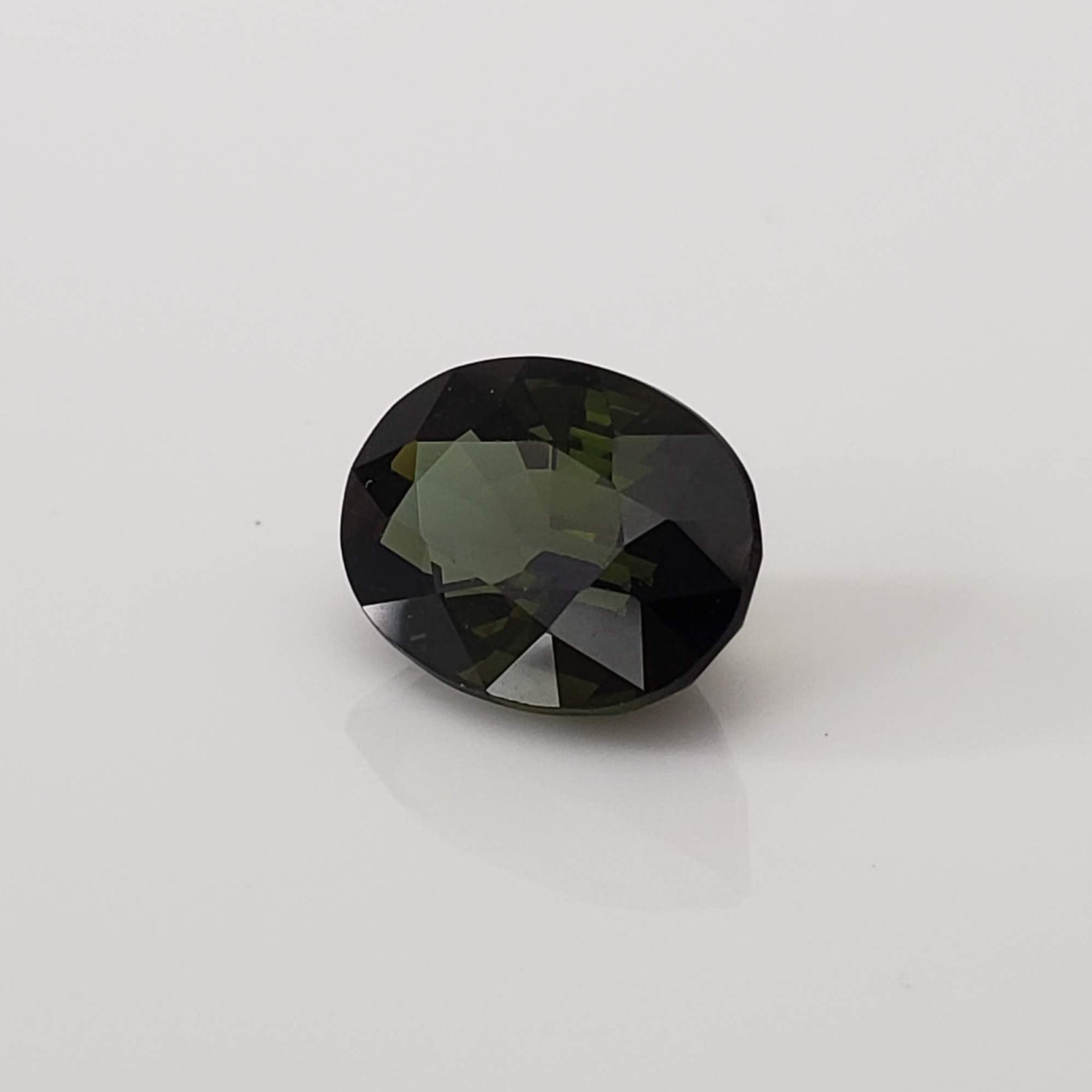  Tourmaline | Oval Cut | Forest Green | 11x8.5mm 3.85ct 2