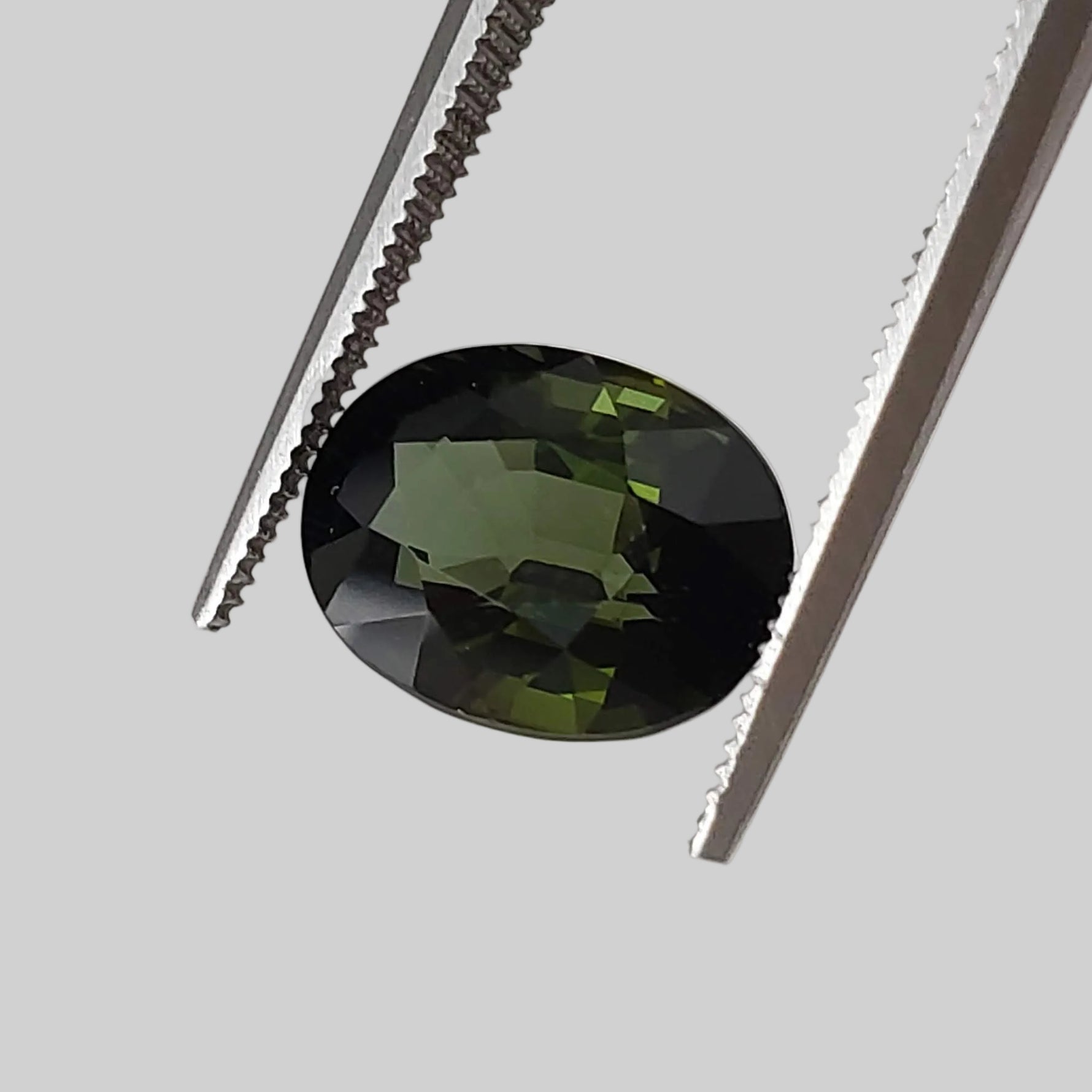  Tourmaline | Oval Cut | Forest Green | 11x8.5mm 3.85ct 1