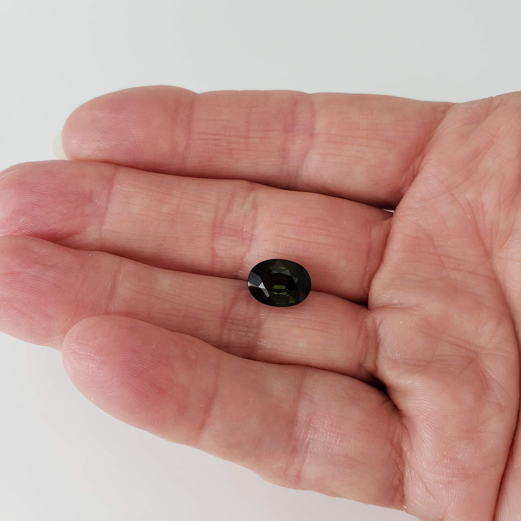  Tourmaline | Oval Cut | Forest Green | 11x8.5mm 3.85ct 7