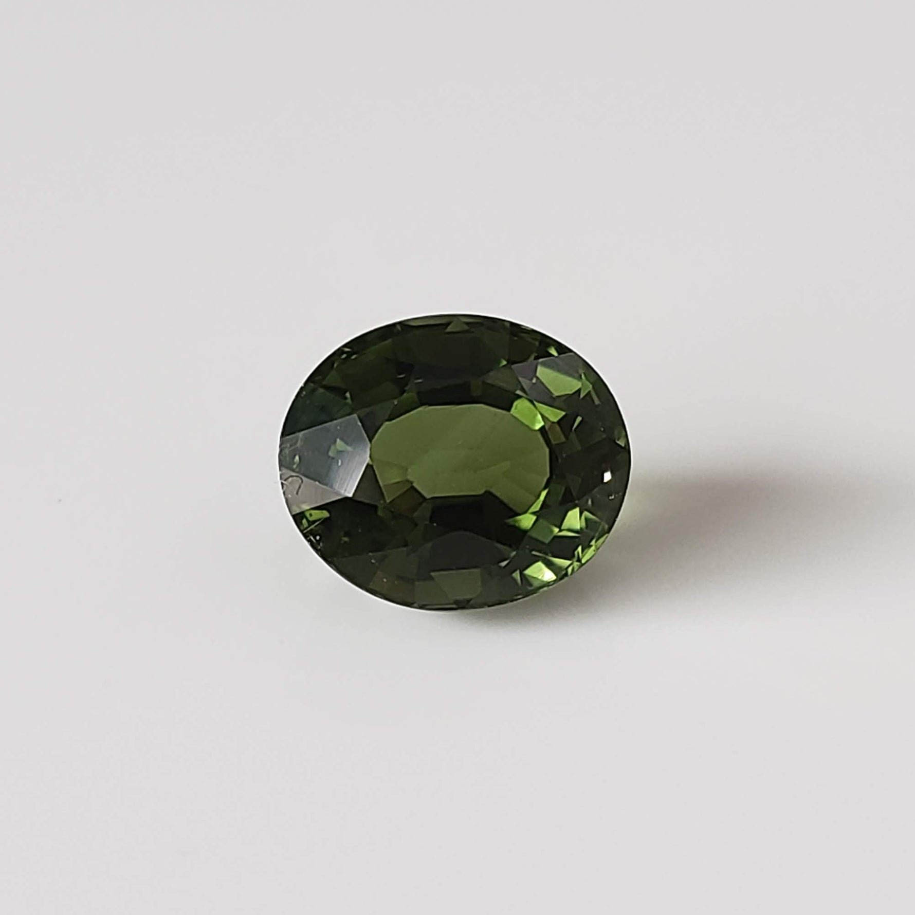  Tourmaline | Oval Cut | Forest Green | 7.5x6.3mm 1.57ct 3