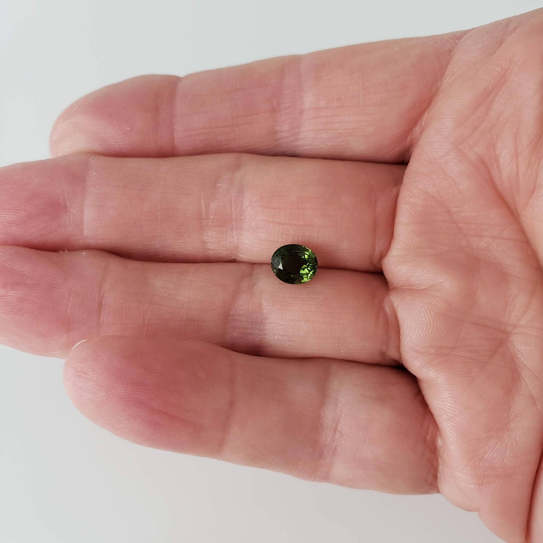  Tourmaline | Oval Cut | Forest Green | 7.5x6.3mm 1.57ct 7