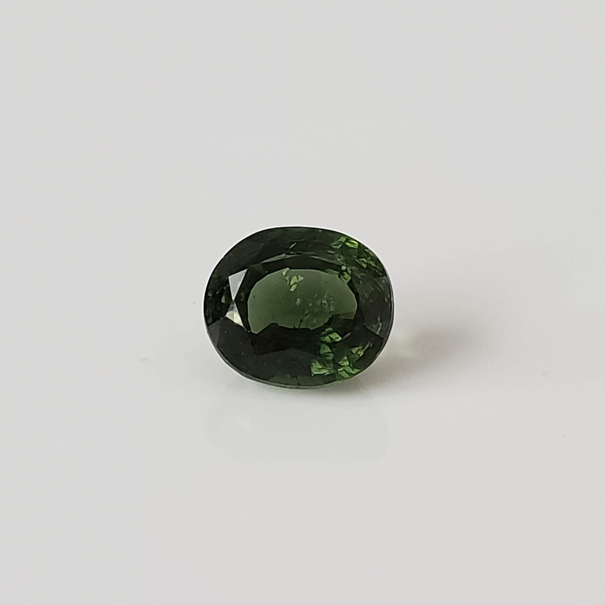  Tourmaline | Oval Cut | Forest Green | 7.8x6.7 mm 1.9ct 3