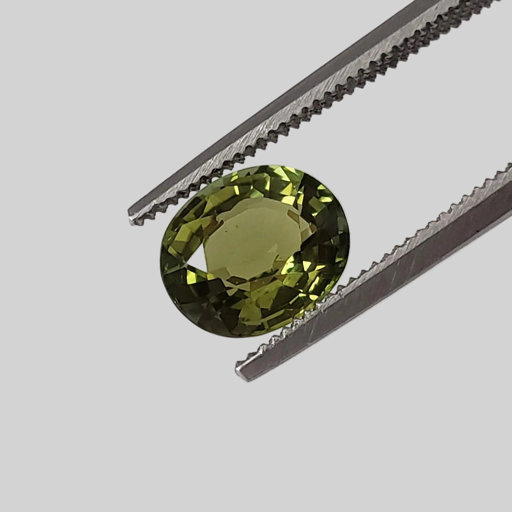  Tourmaline | Oval Cut | Lime Green | 7.5x6.5mm 1.55ct 1