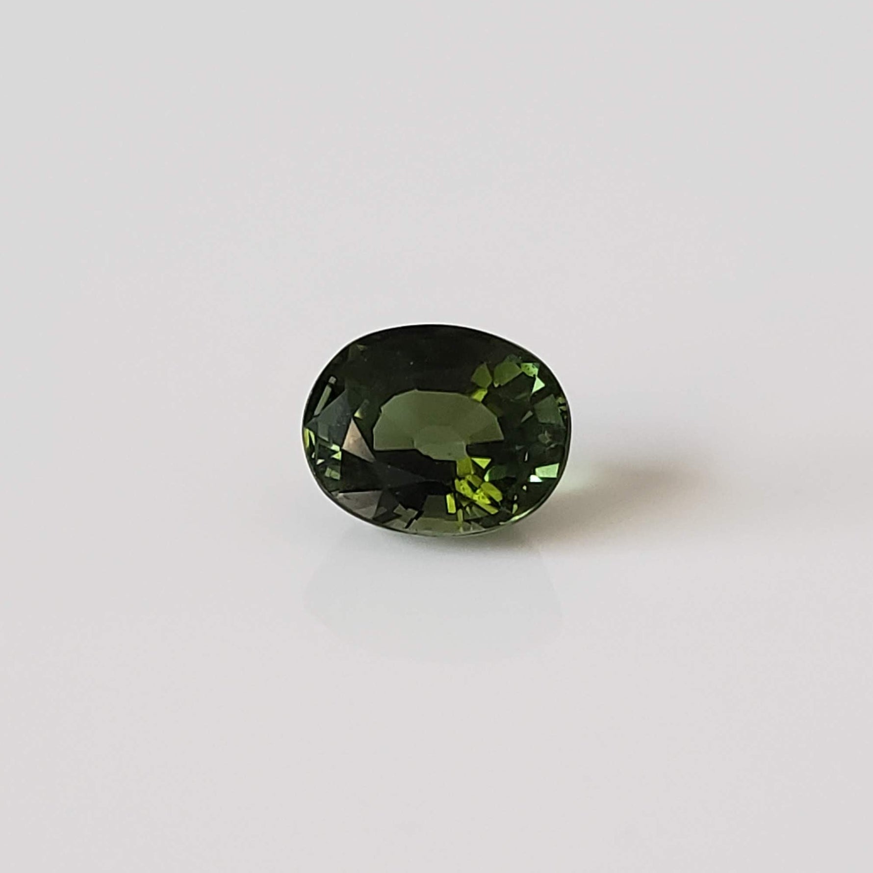  Tourmaline | Oval Cut | Neon Green | 8x6.5mm 1.93ct 2