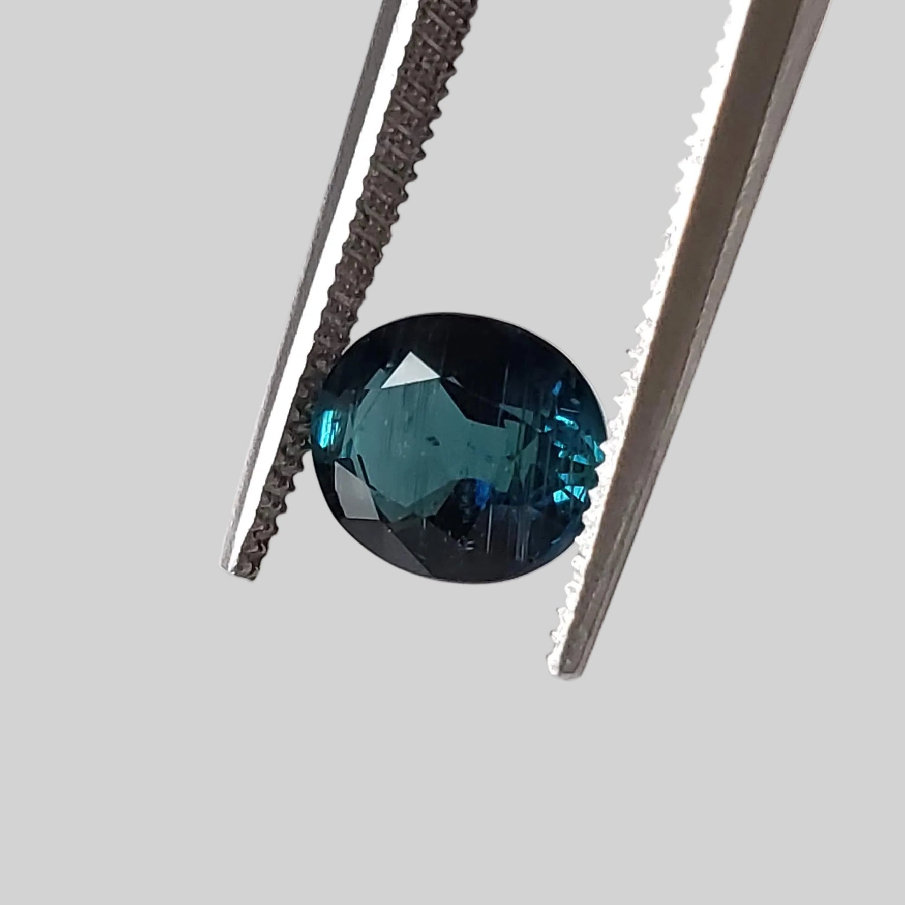  Tourmaline | Oval Cut | Neon Green Blue | 7.3x6mm 1.20ct 