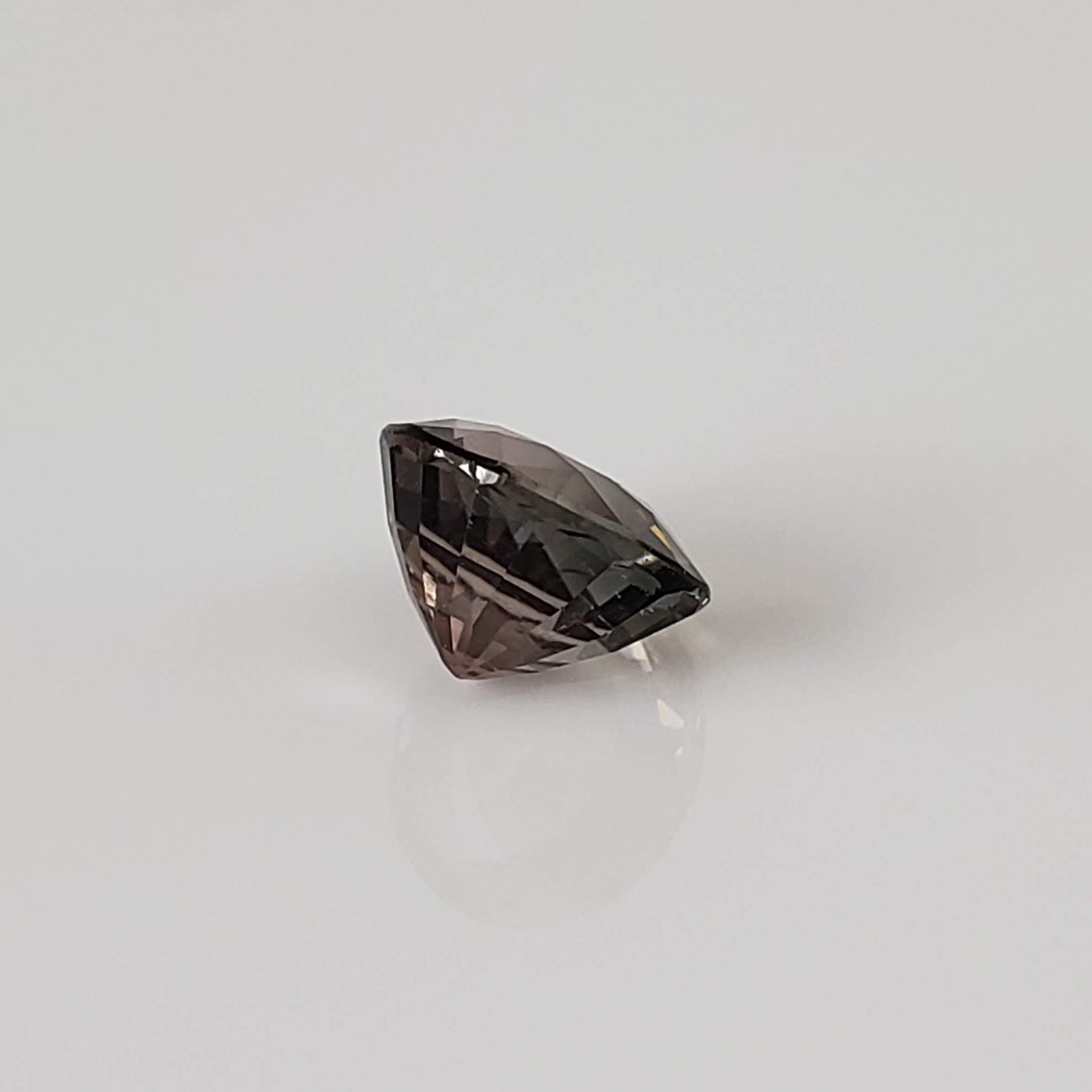  Tourmaline | Round Cut | Pink Peach | 7.7mm 1.9ct 6