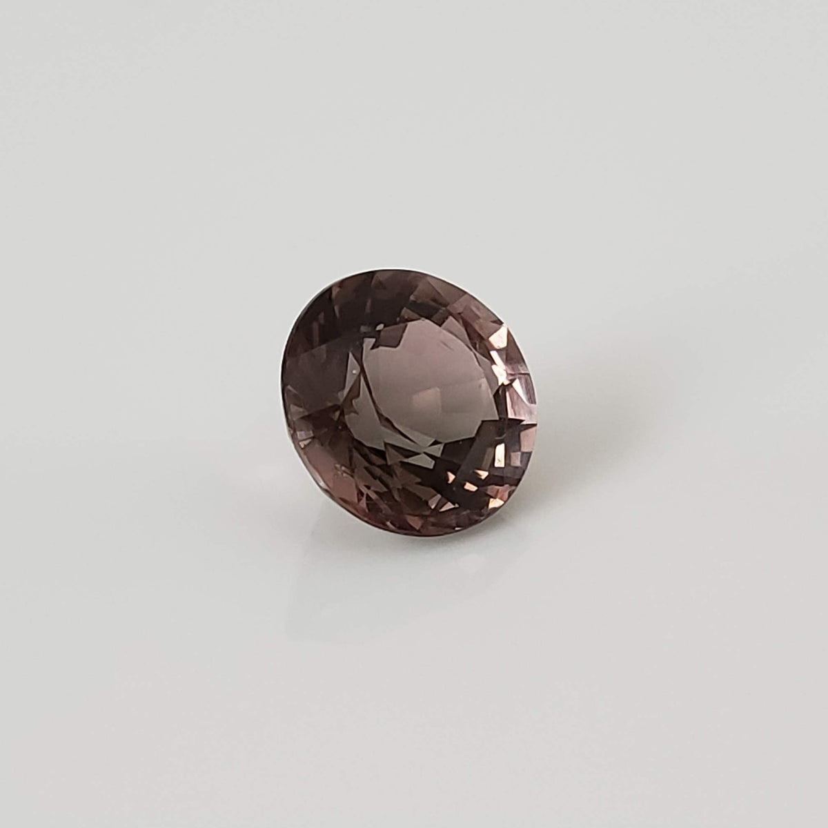  Tourmaline | Round Cut | Pink Peach | 7.7mm 1.9ct 3