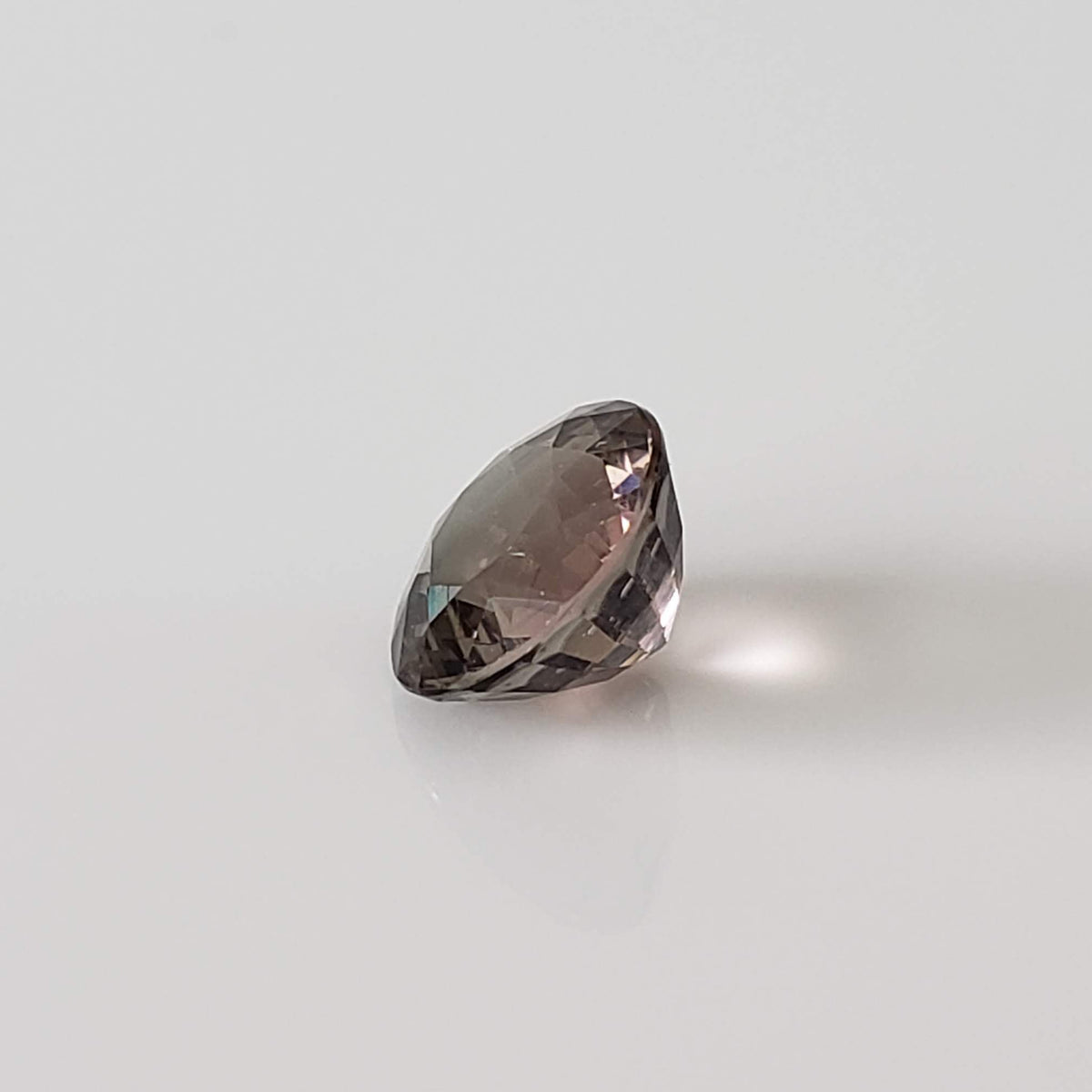  Tourmaline | Round Cut | Pink Peach | 7.7mm 1.9ct 5