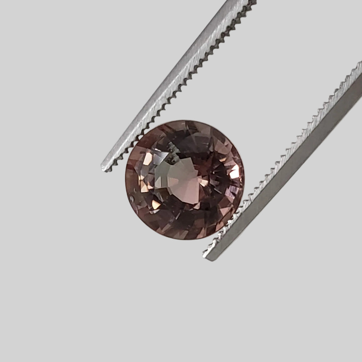  Tourmaline | Round Cut | Pink Peach | 7.7mm 1.9ct 
