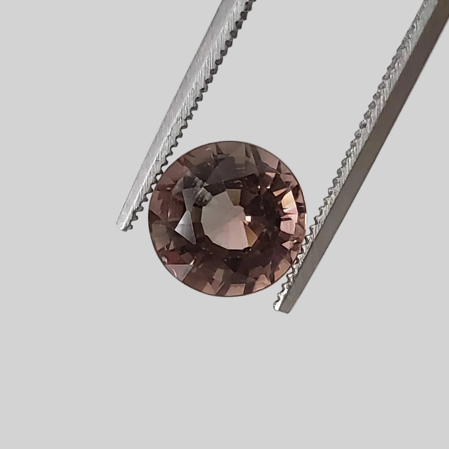  Tourmaline | Round Cut | Pink Peach | 7.7mm 1.9ct 1