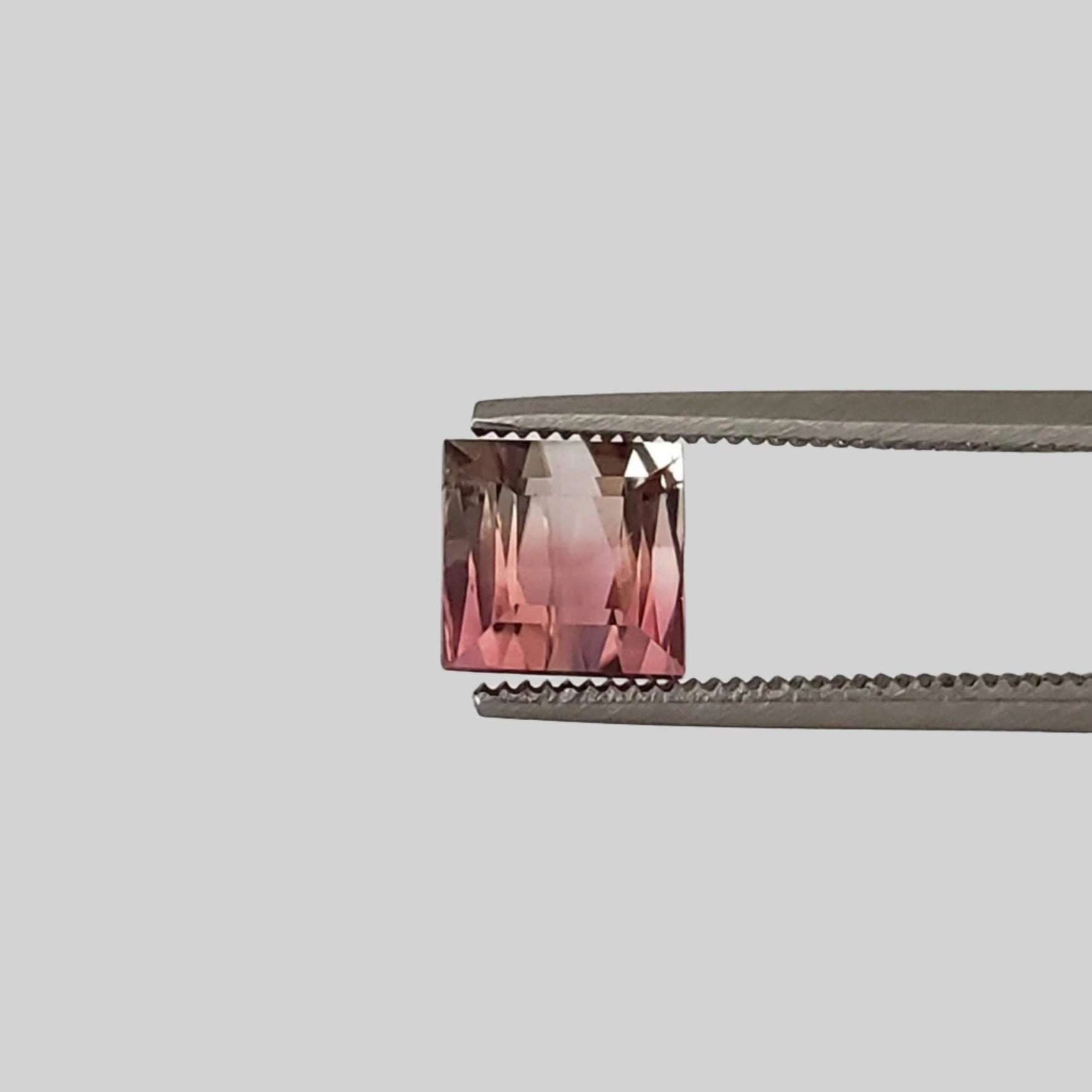  Tourmaline | Square Cut | Pink-Green Bi-color | 5.9mm 1.7ct 