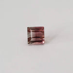  Tourmaline | Square Cut | Pink-Green Bi-color | 5.9mm 1.7ct 1