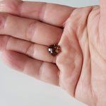 Tourmaline | Trilliant Checkerboard Cut | Peach | 11.1mm 4.77ct 7