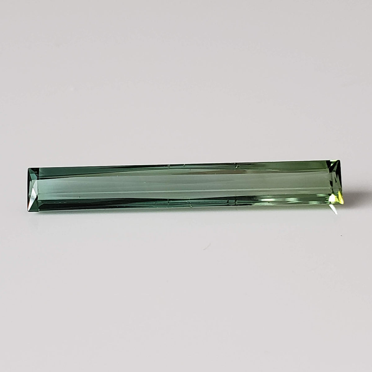  Tourmaline | Unheated Tourmaline | Baguette Cut | Dark Sea Green | 31.8x4.8x3.6mm 5.52ct | Africa 3