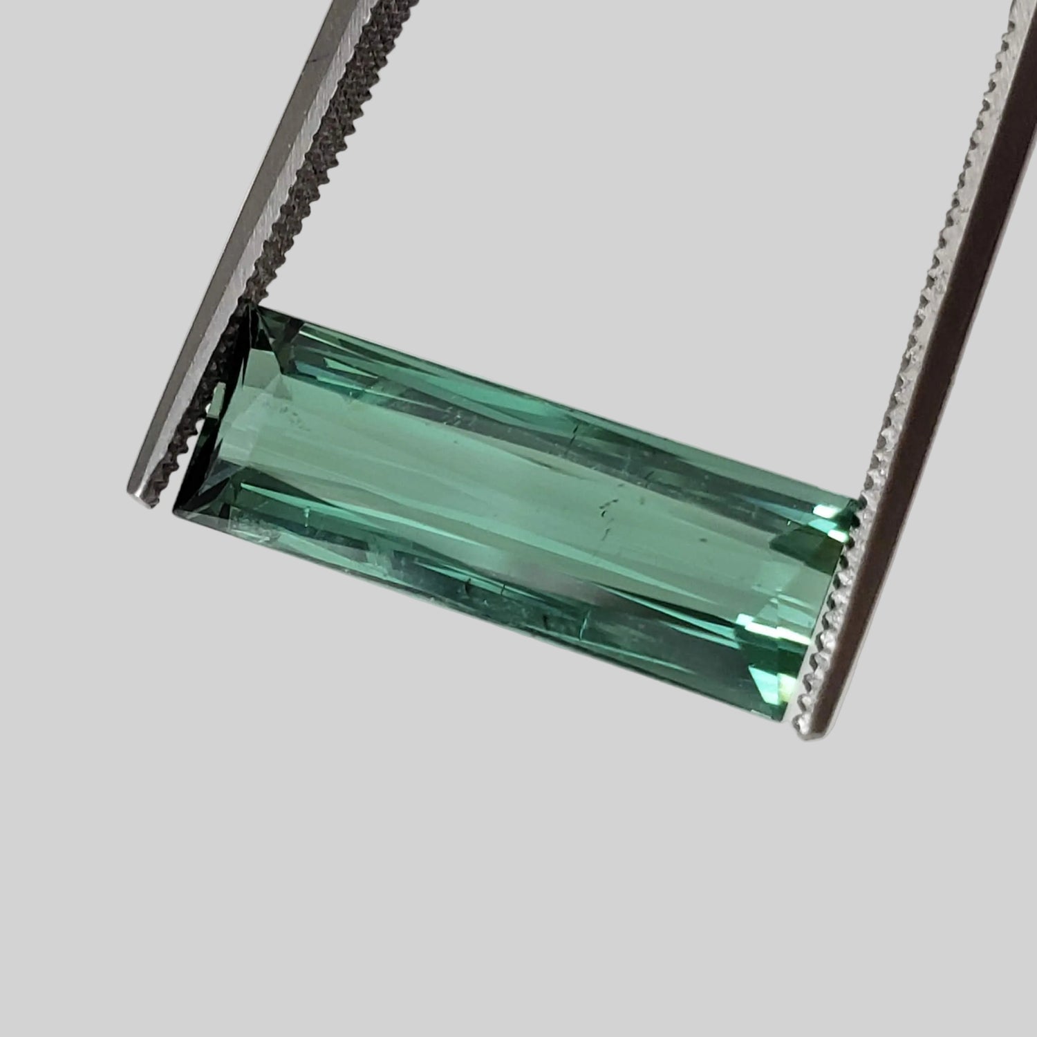  Tourmaline | Unheated Tourmaline | Baguette Cut | Green |16.6x6x3.9mm 3.72ct | Nigeria 1