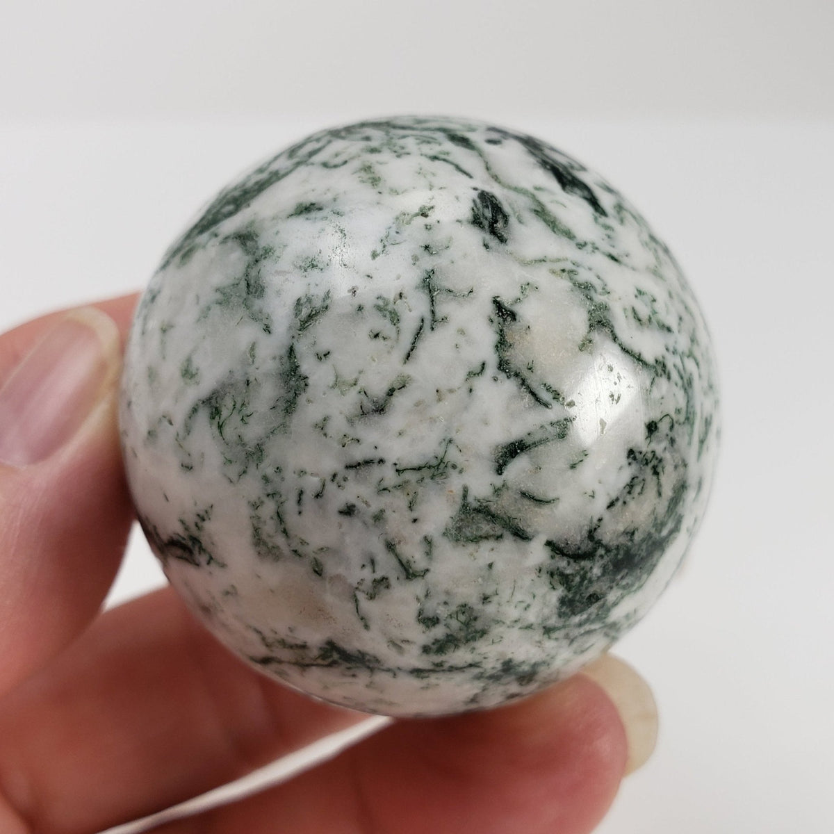  Tree Agate Sphere | 48 mm, 1.9 inches | 145 grams | SO24 5