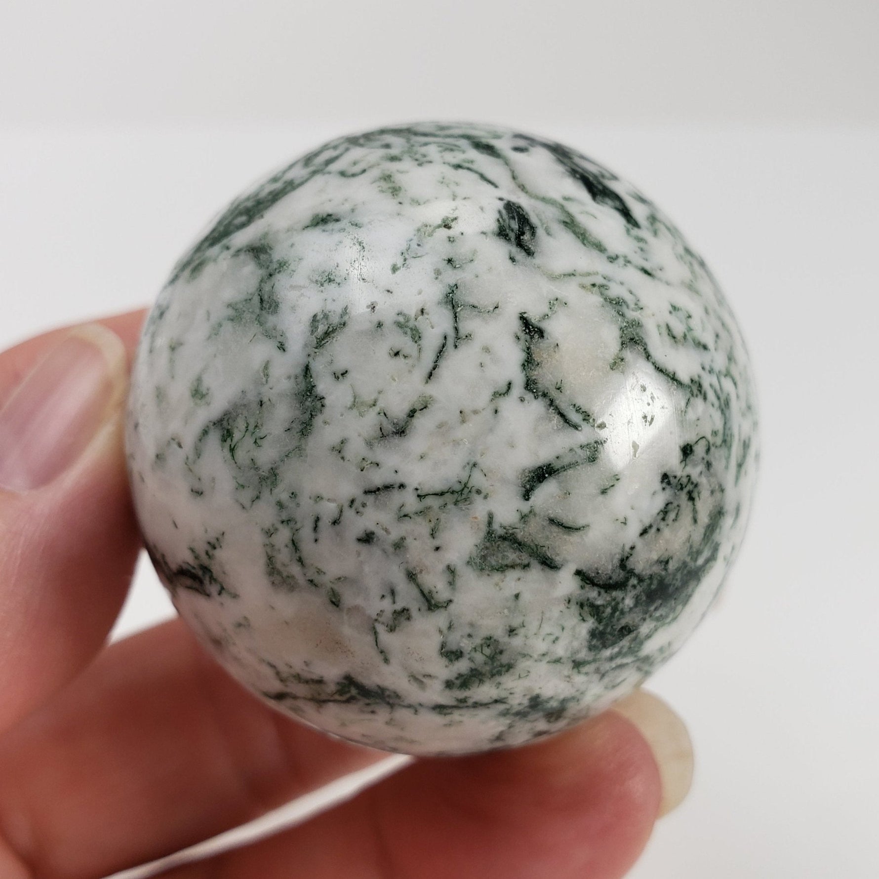  Tree Agate Sphere | 48 mm, 1.9 inches | 145 grams | SO24 5
