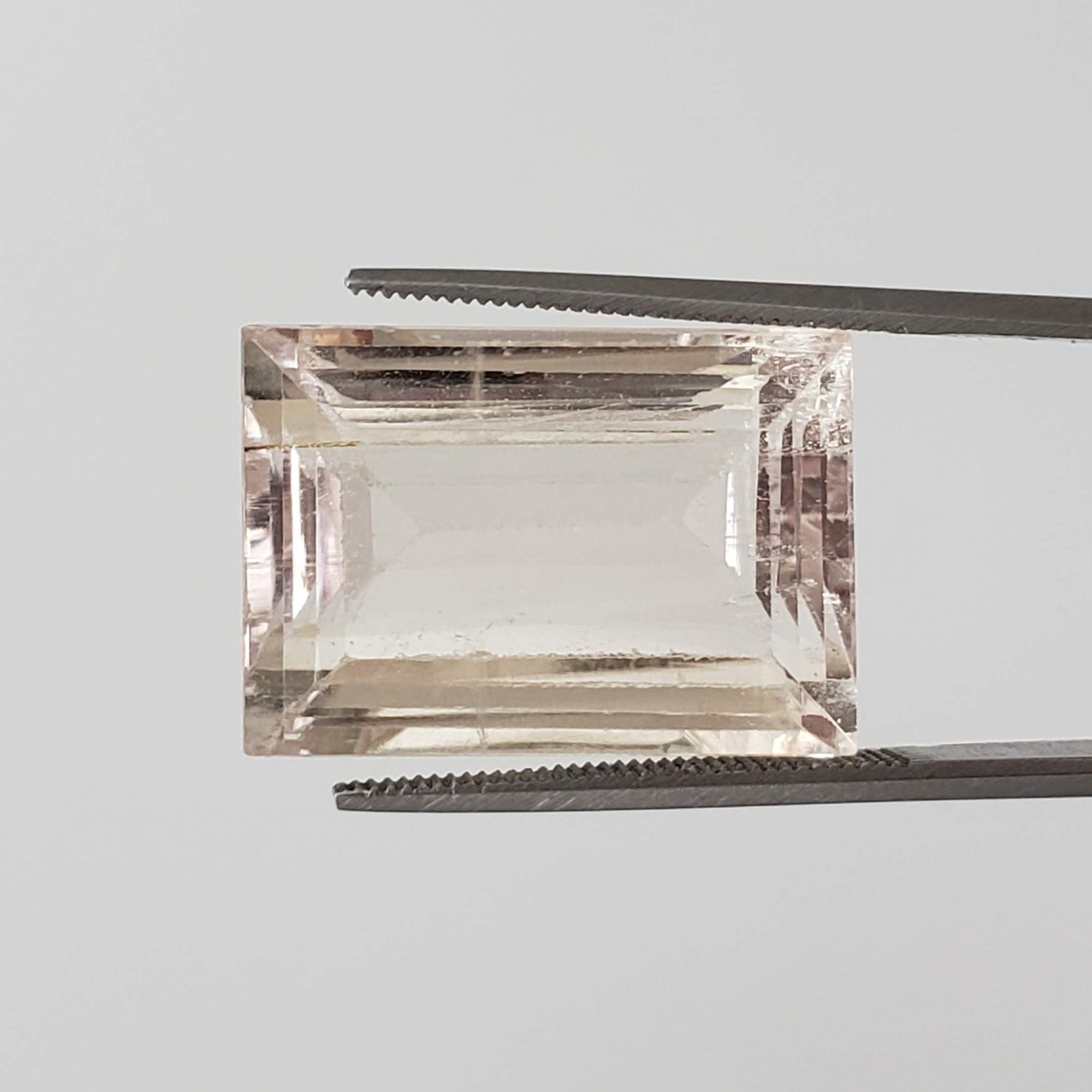  Triphane | Spodumene | Baguette Cut | Light Canary Yellow | 19x13mm 30.63ct 