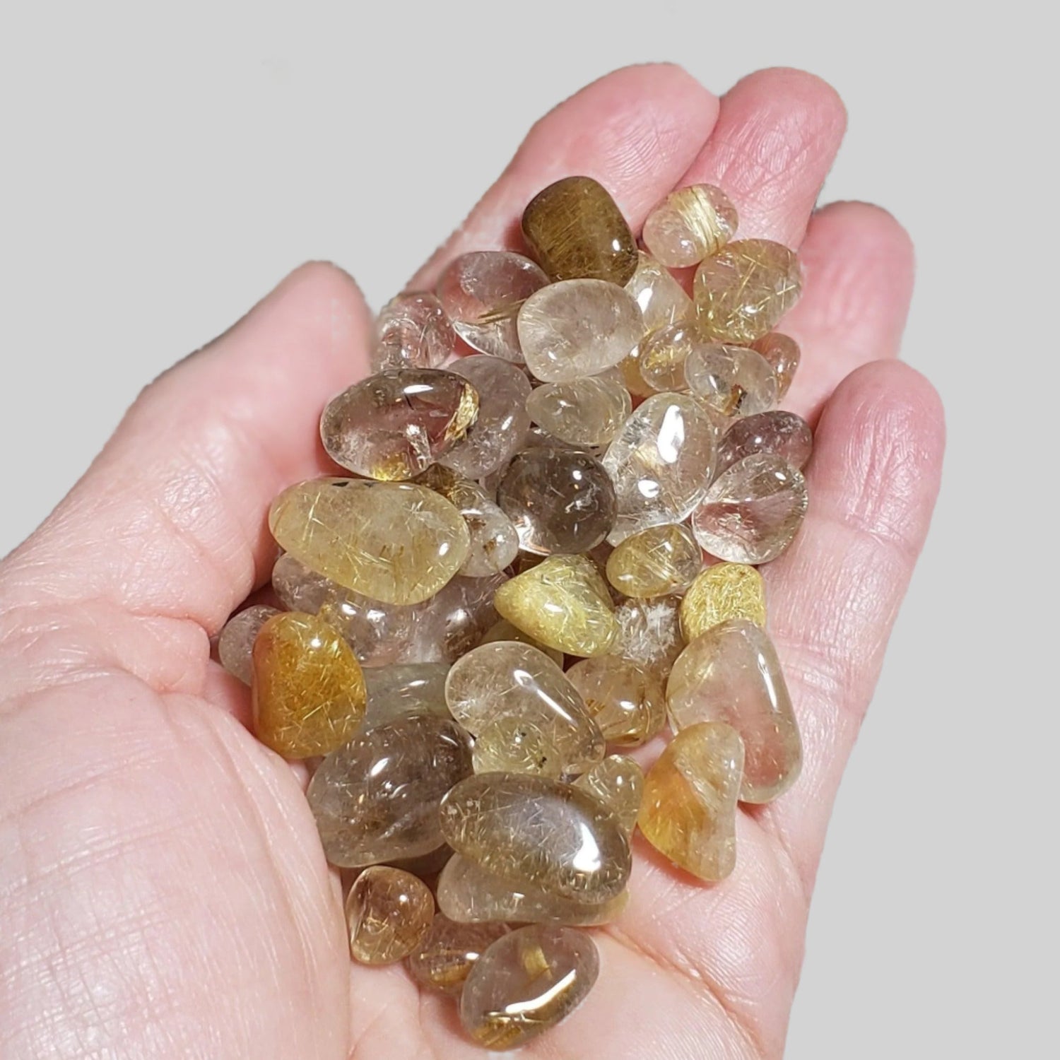  Tumbled Rutilite | Venus Hair Stones | 50/100g | Brazil 