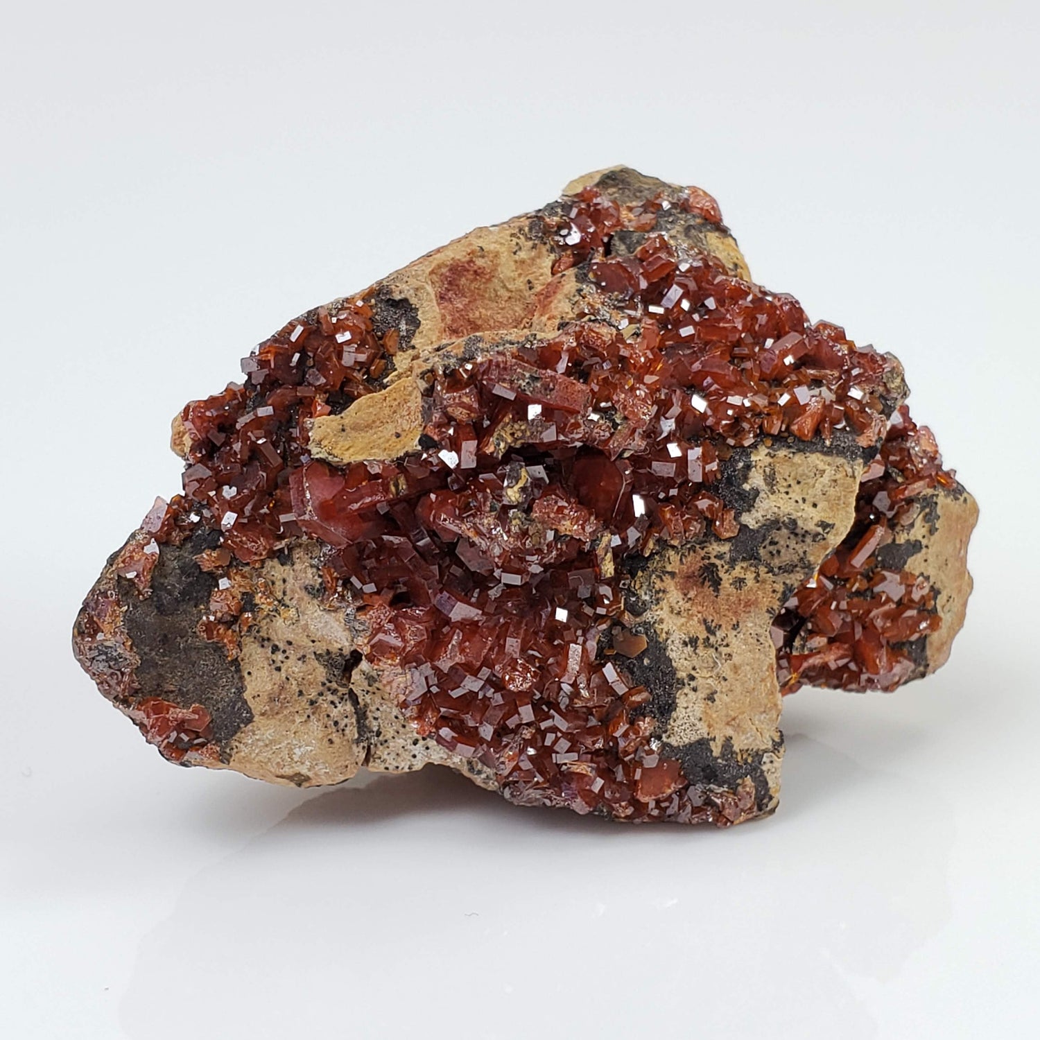  Vanadinite Crystal | Reddish Brown | 29.56 grams | Mibladen, Morocco 7