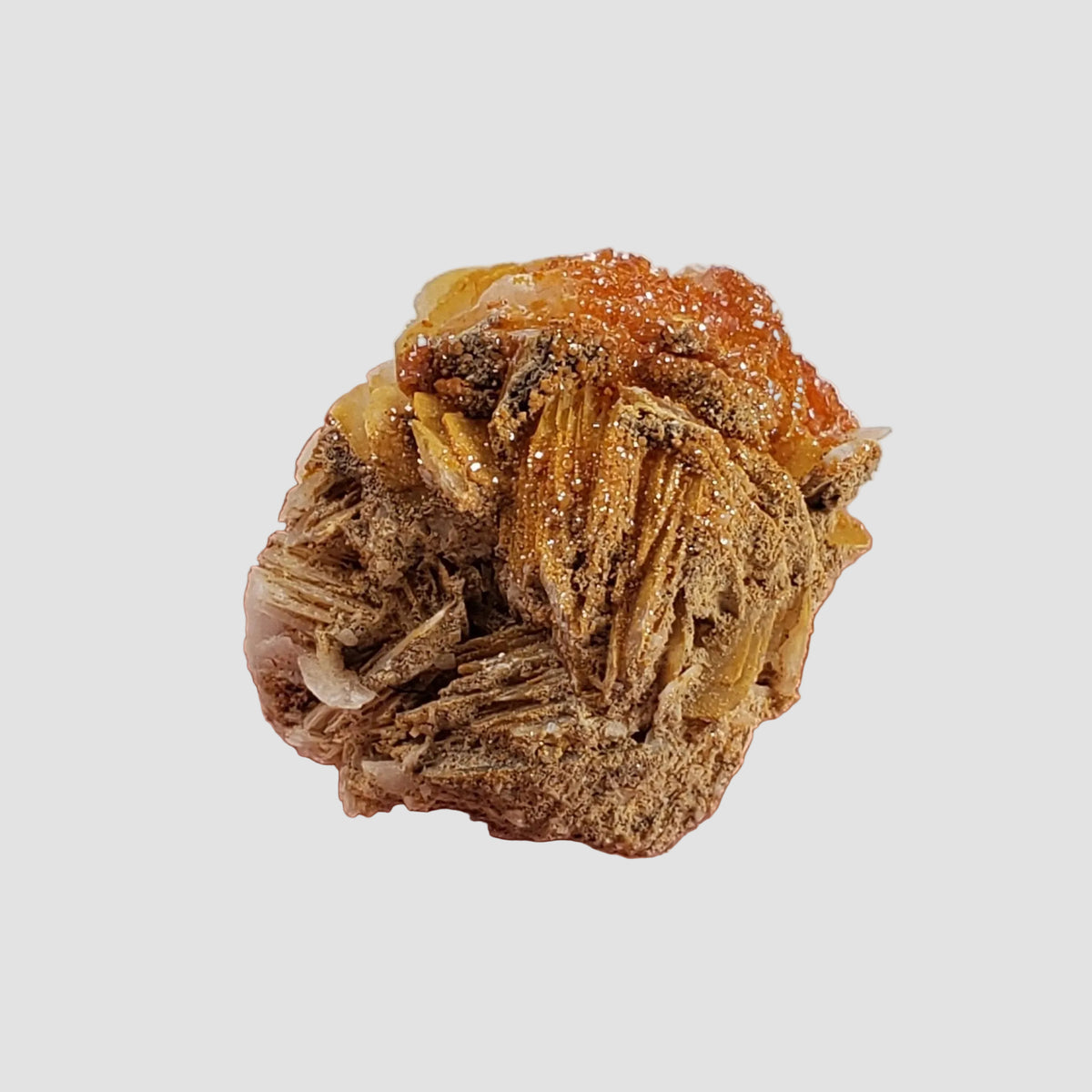  Vanadinite on Barite Crystal | 10.2 grams | Mibladen, Morocco 3