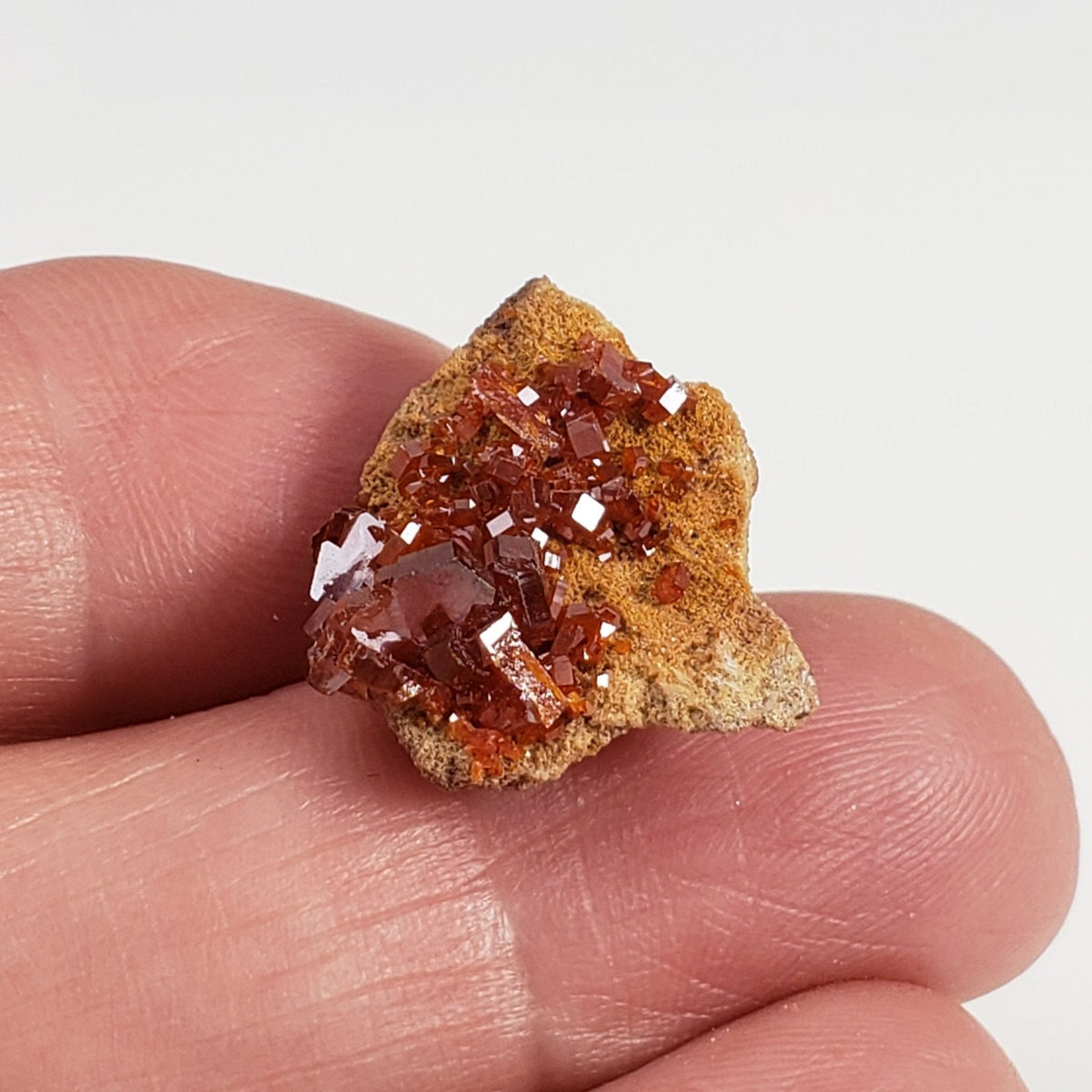  Vanadinite on Barite Crystal | 3 grams | Mibladen, Morocco | SO24 5