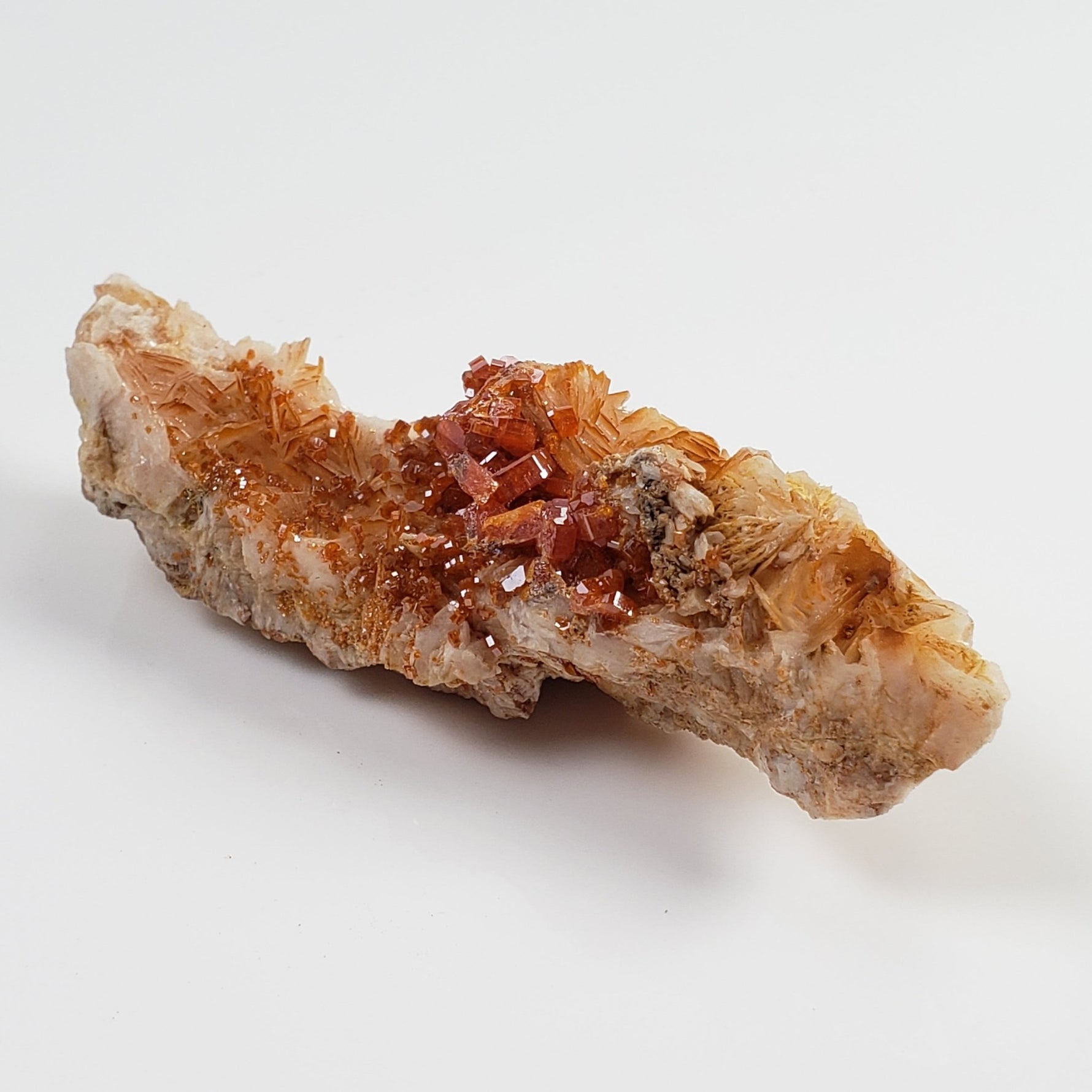  Vanadinite on Barite Crystal | 37.8 grams | Mibladen, Morocco 6
