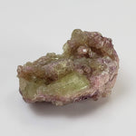  Vesuvianite Crystal | 10.74 Gr | Green and Mauve | Closed Jeffrey Mine | Asbestos, Québec 