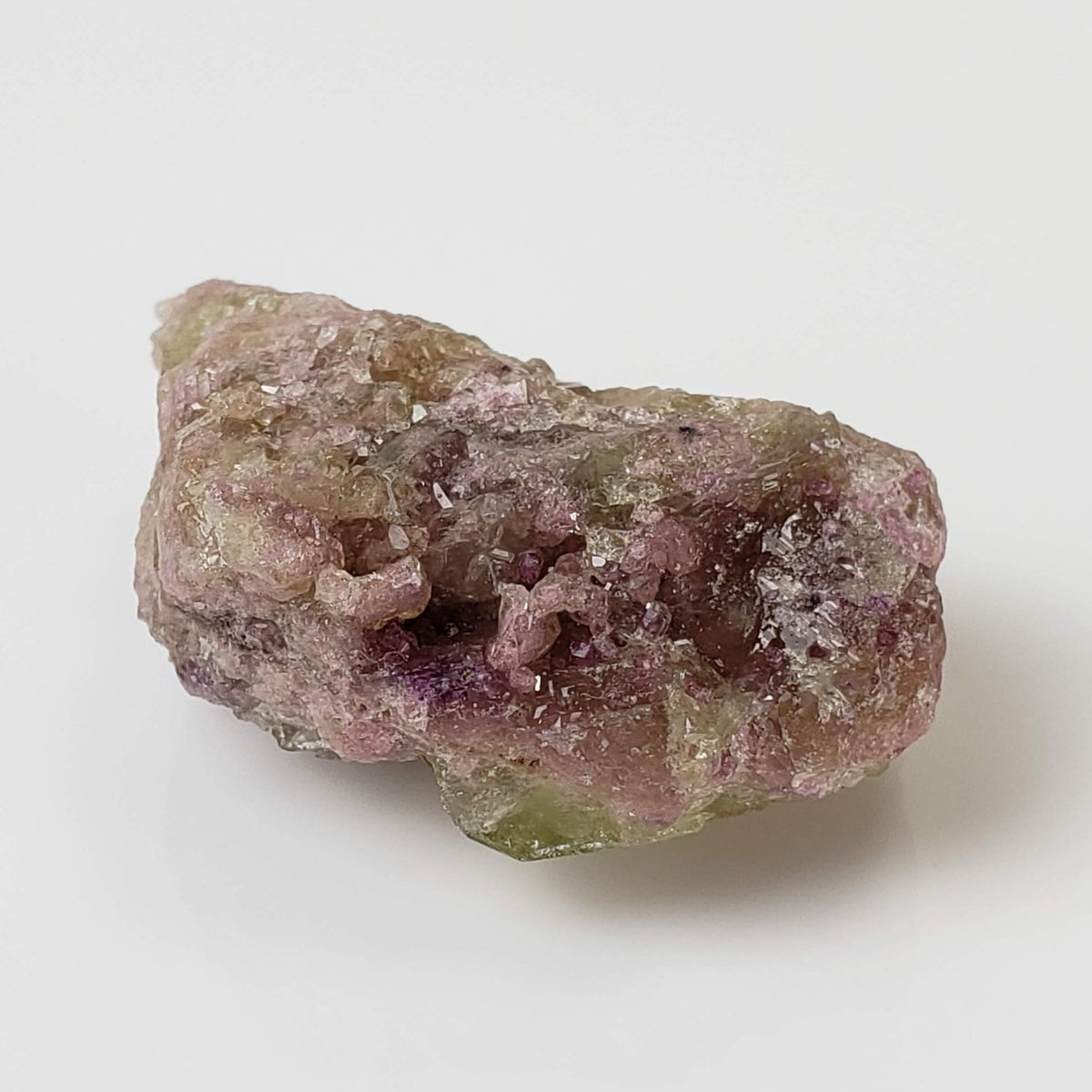  Vesuvianite Crystal | 10.74 Gr | Green and Mauve | Closed Jeffrey Mine | Asbestos, Québec 3