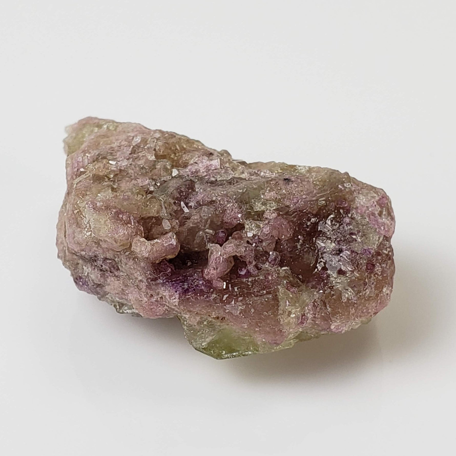 Vesuvianite Crystal | 10.74 Gr | Green and Mauve | Closed Jeffrey Mine | Asbestos, Québec 3