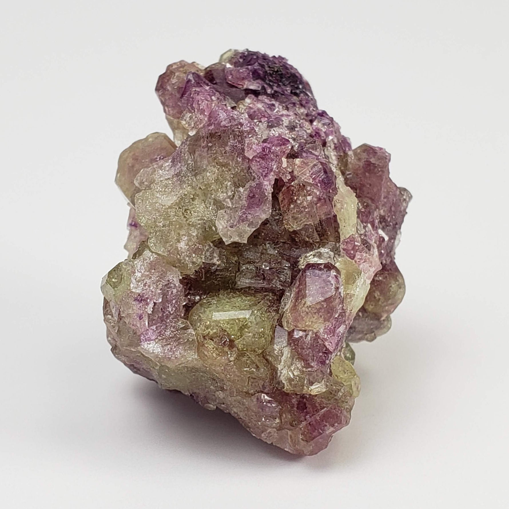  Vesuvianite Crystal | 24.35 Gr | Green and Mauve | Closed Jeffrey Mine | Asbestos, Québec 3