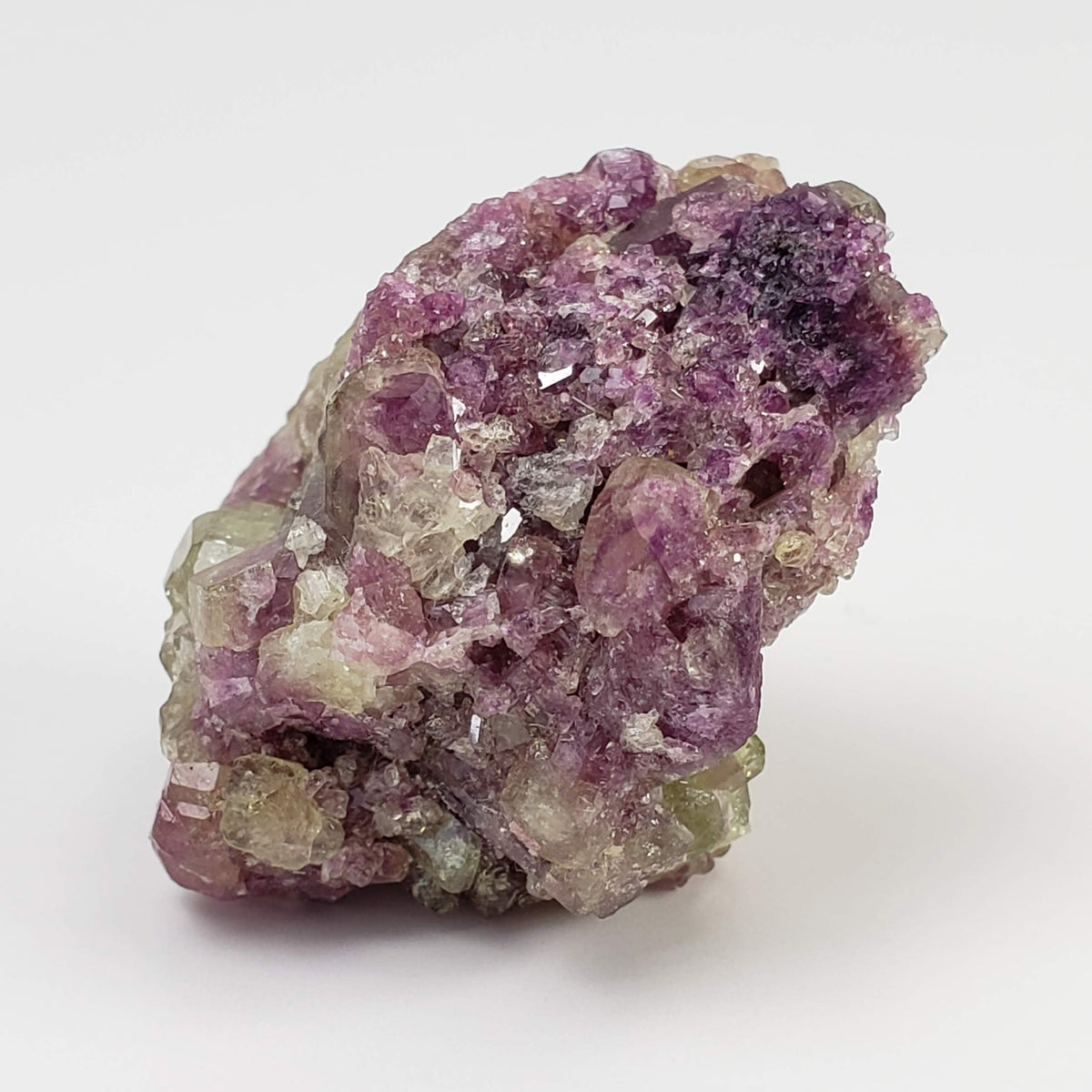  Vesuvianite Crystal | 24.35 Gr | Green and Mauve | Closed Jeffrey Mine | Asbestos, Québec 4