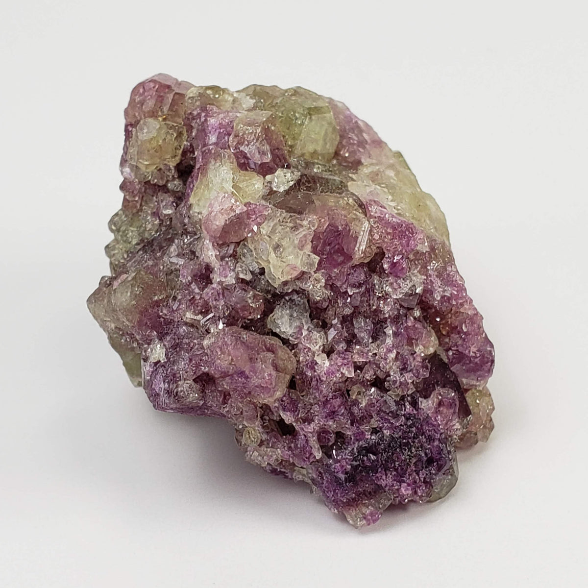  Vesuvianite Crystal | 24.35 Gr | Green and Mauve | Closed Jeffrey Mine | Asbestos, Québec 6