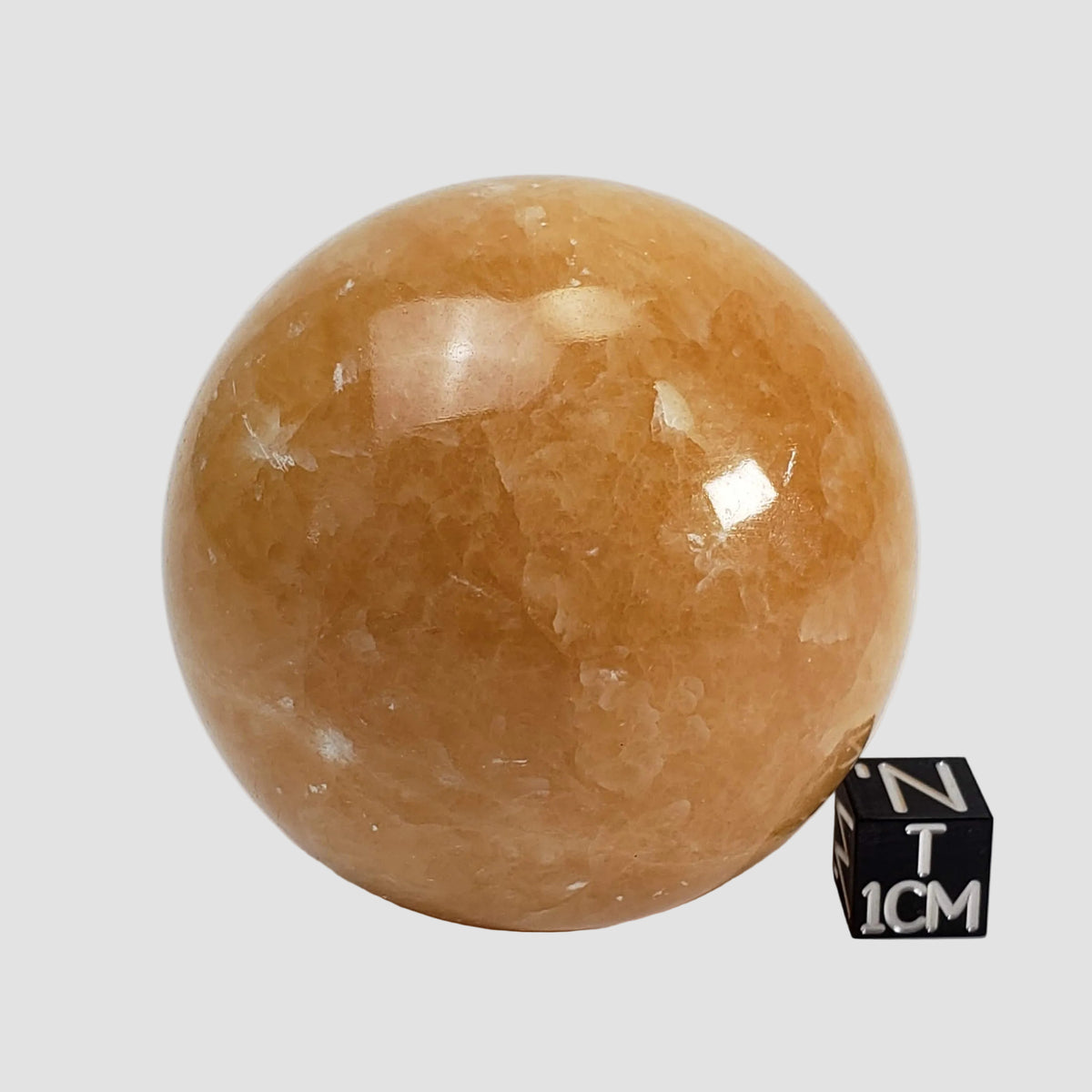 Yellow Jade Sphere | 55.5 mm, 2.2 in | 243.7 grams | China 6