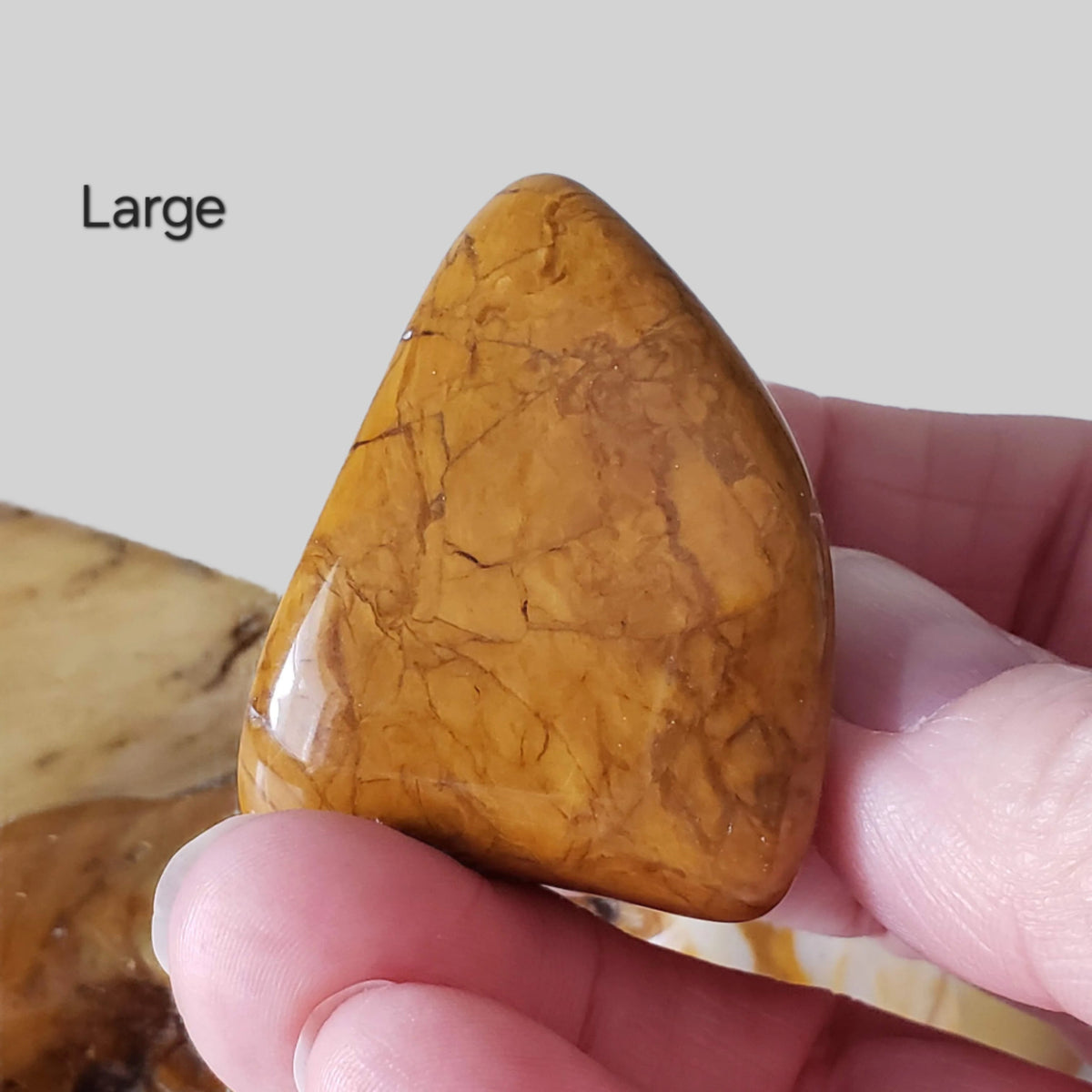  Yellow Picture Jasper | Tumbled Jasper | Idaho 1
