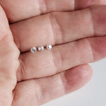  Zircon | 10 Piece Lot | Round Diamond Cut | White | 3.2mm 2.4tcw | Cambodia 5