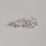  Zircon | 10 Piece Lot | Round Diamond Cut | White | 3.2mm 2.4tcw | Cambodia 