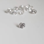  Zircon | 10 Piece Lot | Round Diamond Cut | White | 3.2mm 2.4tcw | Cambodia 4