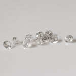  Zircon | 10 Piece Lot | Round Diamond Cut | White | 3.2mm | Cambodia 1