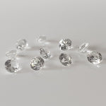  Zircon | 10 Piece Lot | Round Diamond Cut | White | 3.2mm | Cambodia 3