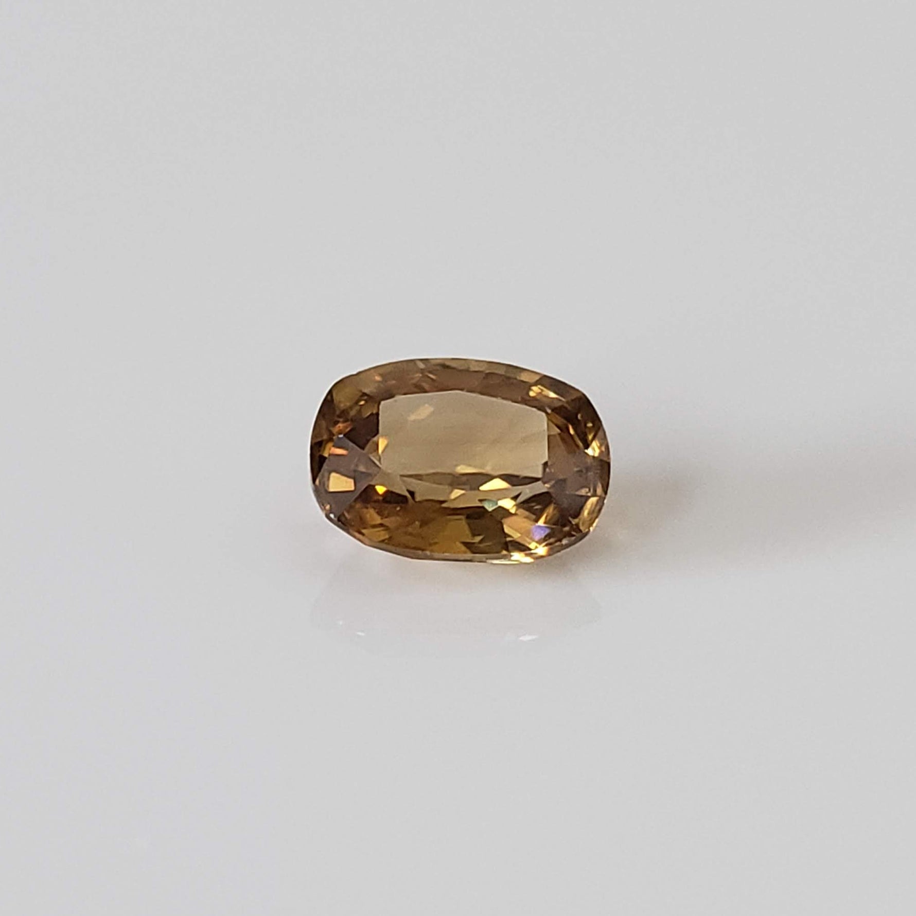  Zircon | Antique Cut | Yellow | 8x6mm | Cambodia 2
