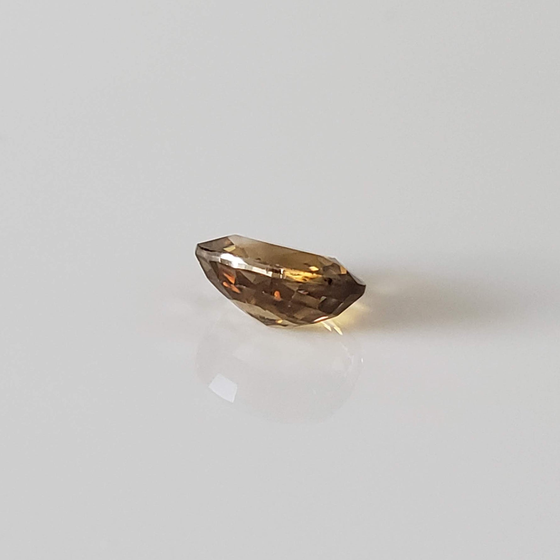  Zircon | Antique Cut | Yellow | 8x6mm | Cambodia 6