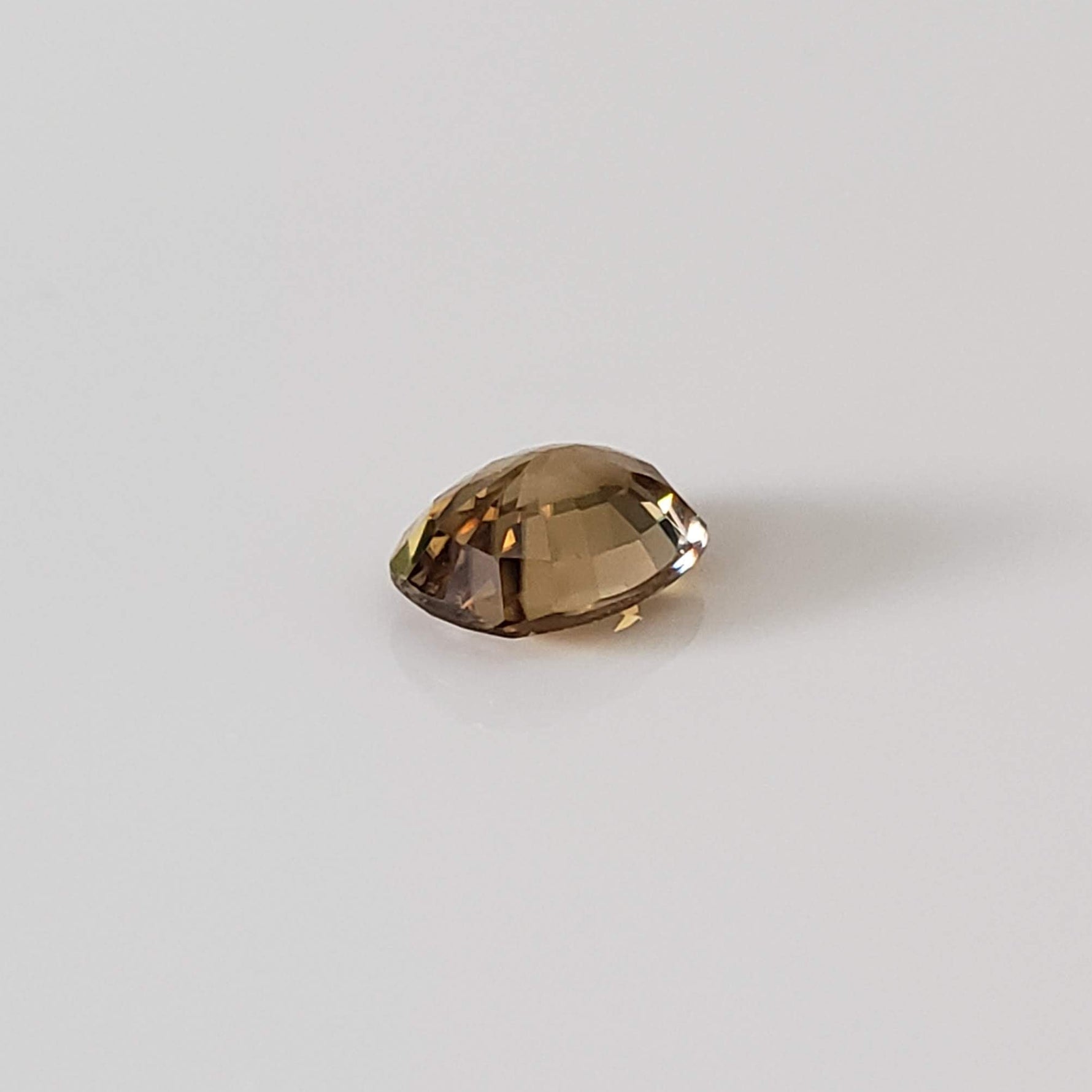  Zircon | Antique Cut | Yellow | 8x6mm | Cambodia 7
