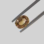  Zircon | Antique Cut | Yellow | 8x6mm | Cambodia 