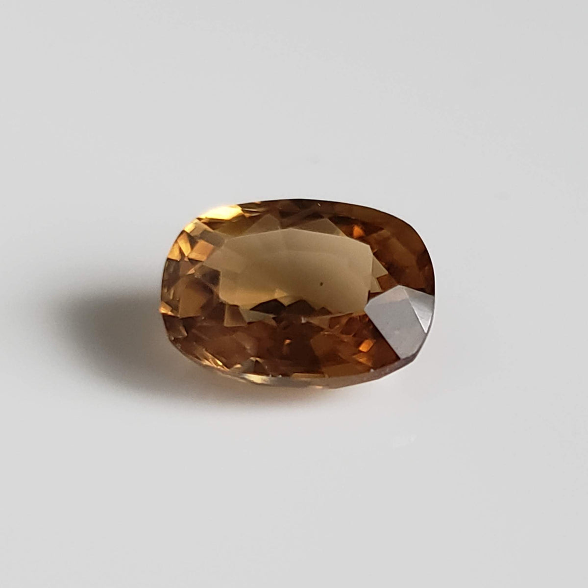  Zircon | Antique Cut | Yellow Orange | 9x7mm 3