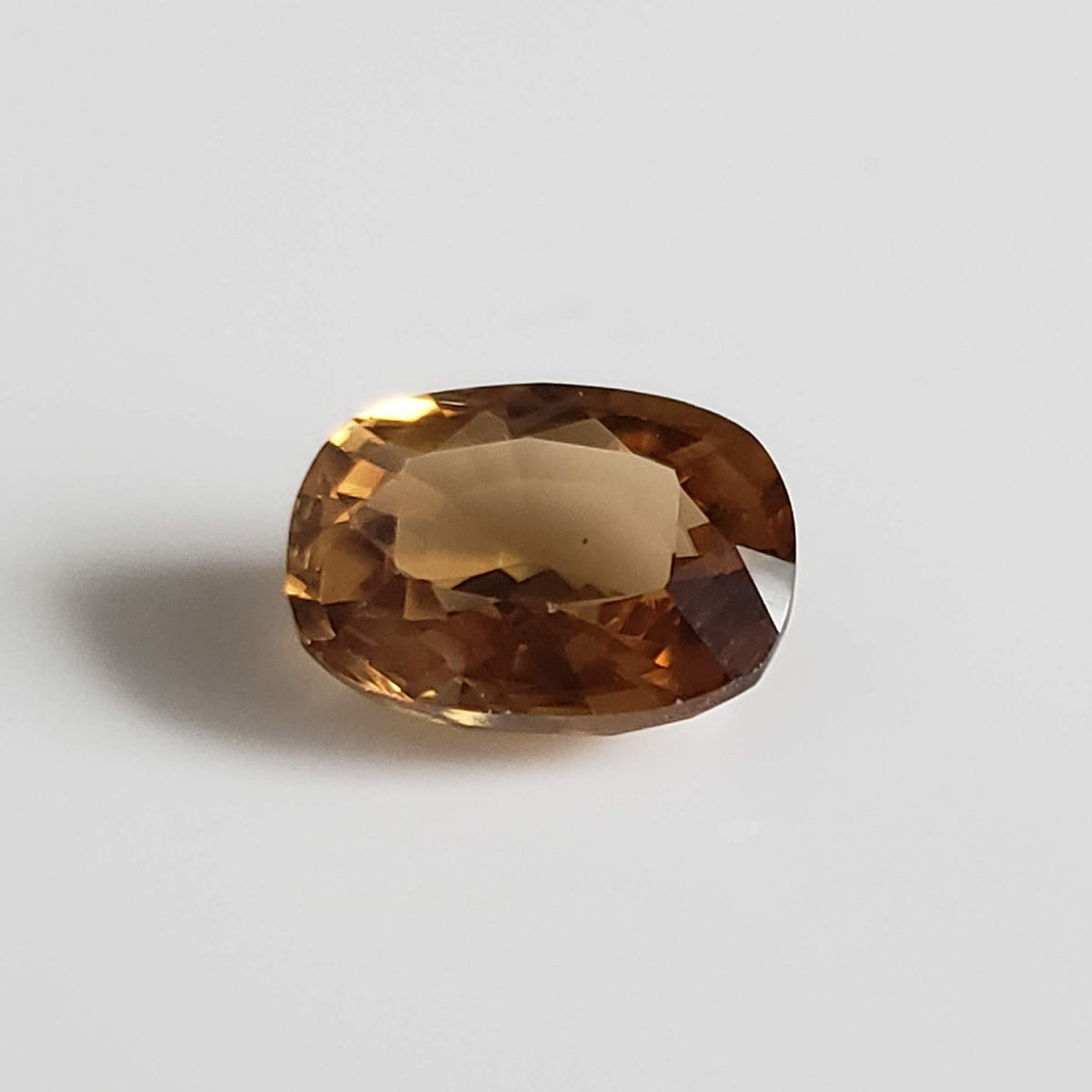  Zircon | Antique Cut | Yellow Orange | 9x7mm 4